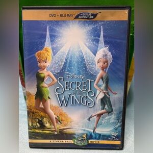 DISNEY SECRET OF THE WINGS PLUS PIXIE HOLLOW GAMES BLURAY DVD COMBO